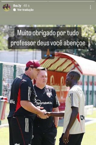 Iba Ily, de Cotia, publicou: "Muito obrigado por tudo, professor. Deus o abençoe."