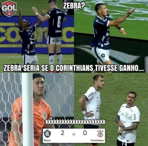 Os melhores memes da derrota do Corinthians por 2 a 0 para o Remo na Copa do Brasil