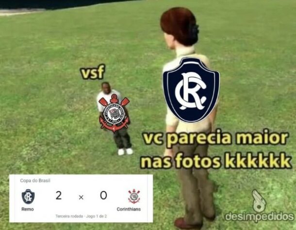 Os melhores memes da derrota do Corinthians por 2 a 0 para o Remo na Copa do Brasil