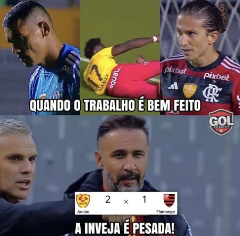 Flamengo e Vítor Pereira sofrem com os memes após derrota para o Aucas na estreia da Libertadores