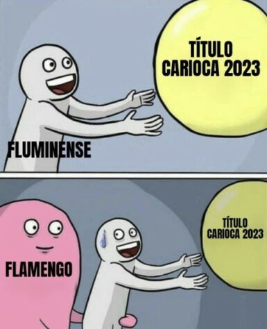 Torcedores fazem memes após vitória do Flamengo por 2 a 0 sobre o Fluminense na primeira partida da final do Campeonato Carioca.