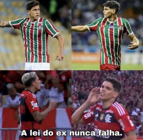 Torcedores fazem memes após vitória do Flamengo por 2 a 0 sobre o Fluminense na primeira partida da final do Campeonato Carioca.