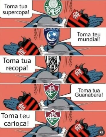 Após título do Campeonato Carioca do Fluminense, rivais zoaram Flamengo e o técnico Vítor Pereira nas redes sociais.