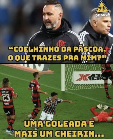 Após título do Campeonato Carioca do Fluminense, rivais zoaram Flamengo e o técnico Vítor Pereira nas redes sociais.