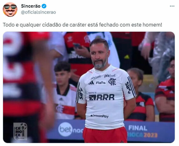 Após título do Campeonato Carioca do Fluminense, rivais zoaram Flamengo e o técnico Vítor Pereira nas redes sociais.