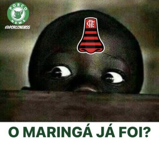 Volta, Vítor Pereira? Flamengo é derrotado pelo Maringá e sofre com os memes nas redes sociais.