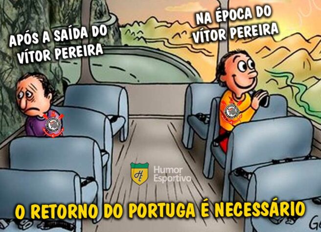 Rivais fazem memes com sugestões de nomes para assumirem o cargo de técnico do Corinthians.