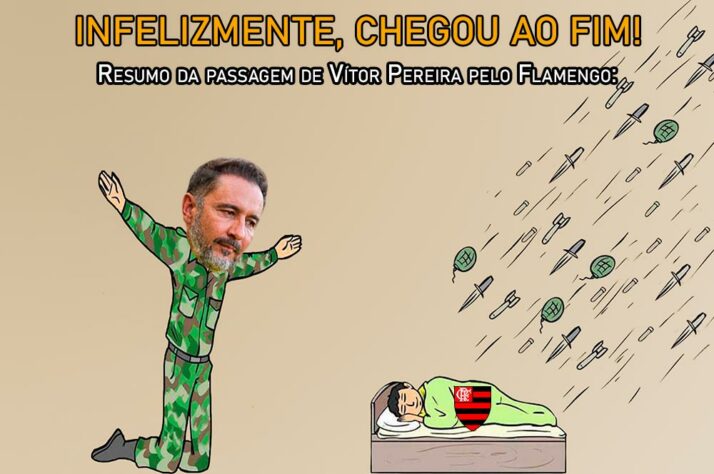 Memes: rivais lamentam demissão de Vítor Pereira do Flamengo, enquanto rubro-negros comemoram a saída do treinador