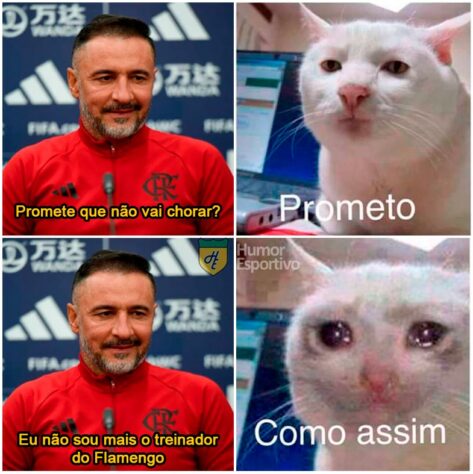 Memes: rivais lamentam demissão de Vítor Pereira do Flamengo, enquanto rubro-negros comemoram a saída do treinador