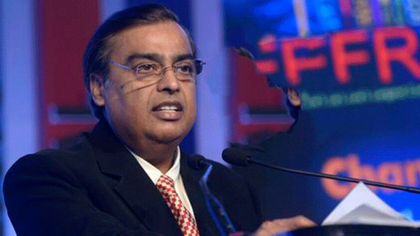 1º - Mukesh Ambani - indiano - time: Mumbai Indians (Críquete) - Fortuna líquida: R$ 422 bilhões