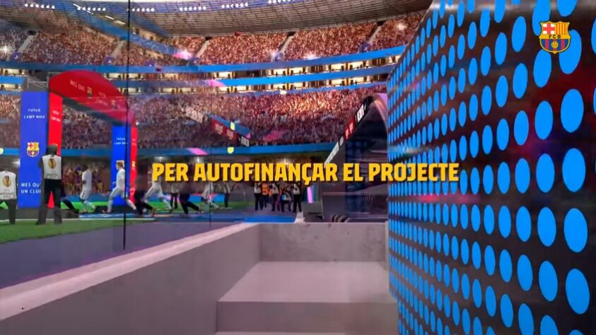 A reforma também prevê um novo e moderno placar eletrônico no estádio.