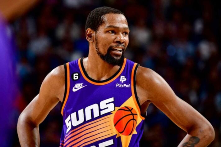 10ª posição: Kevin Durant (Estados Unidos): Phoenix Suns (basquete) - 89,1 milhões de dólares (aproximadamente R$ 445,5 milhões)