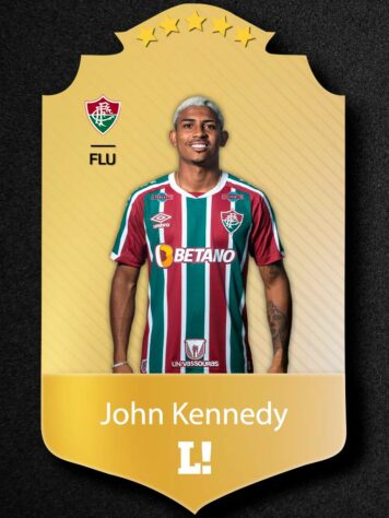 JOHN KENNEDY - 7,0 - Precisou de pouco tempo para deixar seu recado ao fazer boa tabela com Jhon Arias.