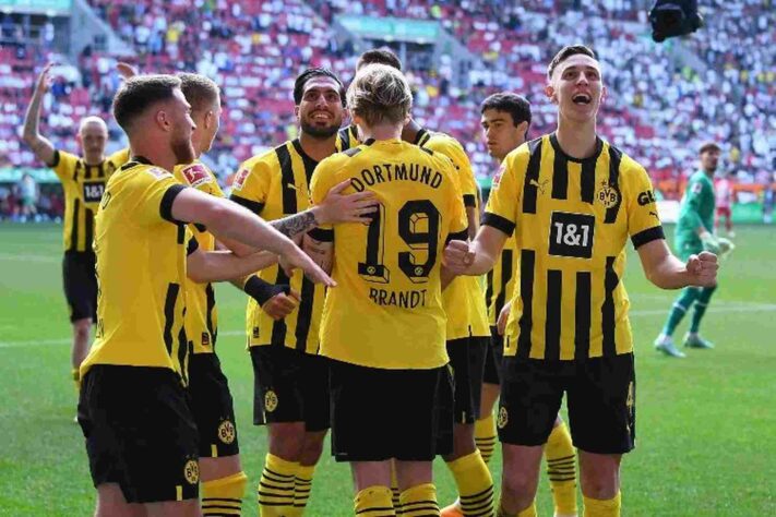 13º lugar: Borussia Dortmund (Alemanha): 356,9 milhões de euros (aproximadamente R$ 1,87 bilhão)