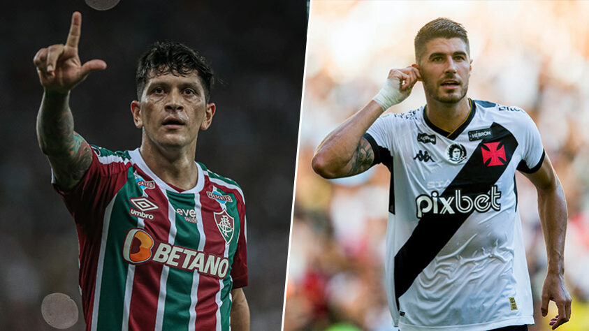 Germán Cano (Fluminense) x Pedro Raul (Vasco)