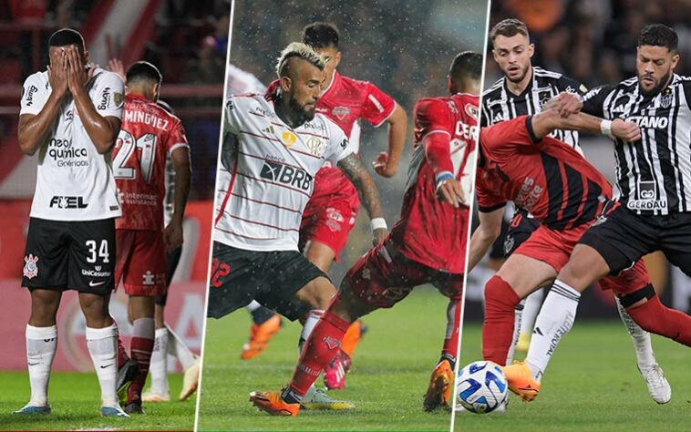 O Flamengo tropeçou no Ñublense, do Chile, e ficou mais distante da liderança de seu grupo na Libertadores. Com a quarta rodada da primeira fase ainda em andamento, confira nesta galeria como está a situação de cada clube brasileiro na principal competição de clubes do futebol sul-americano, uma vez que os dois primeiros colocados de cada grupo avançam de fase. O terceiro fica com uma vaga na Sul-Americana, enquanto o último é eliminado. 