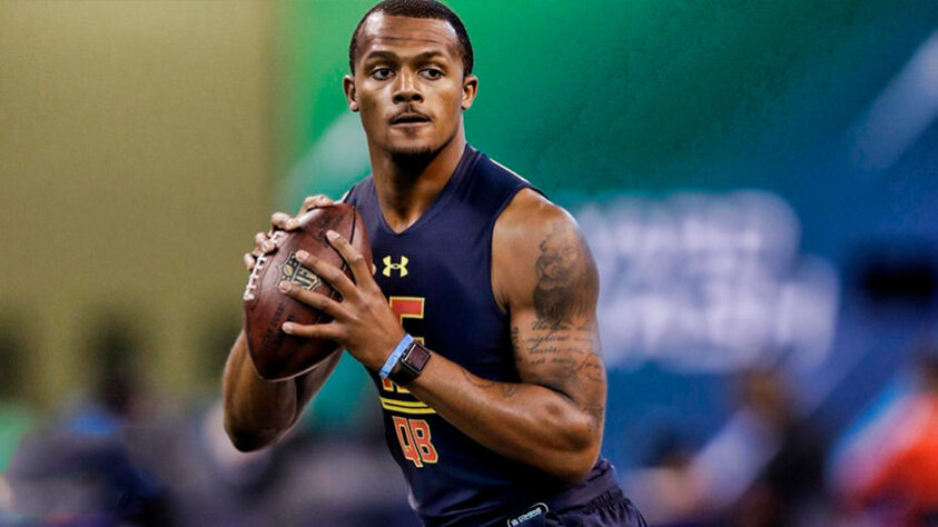 48ª posição: Deshaun Watson (Estados Unidos): Cleveland Browns (futebol americano) - recebe 45,8 milhões de dólares (aproximadamente R$ 229 milhões)