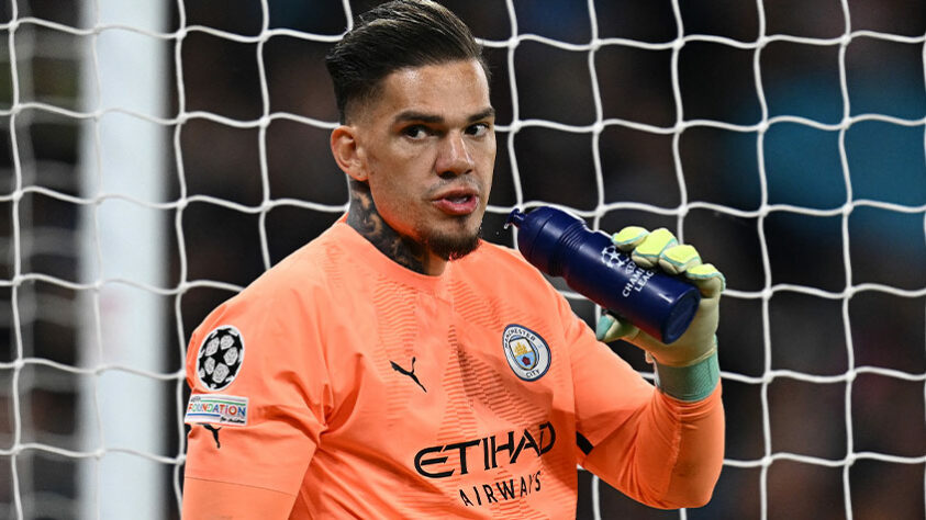 Ederson - Manchester City (Manchester City x RB Leipzig - 28/11, 17h) (Foto: Paul Ellis / AFP)