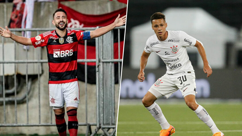 Éverton Ribeiro (Flamengo) x Matheus Araújo (Corinthians)