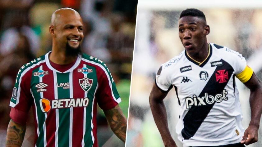 Felipe Melo (Fluminense) x Leo (Vasco)