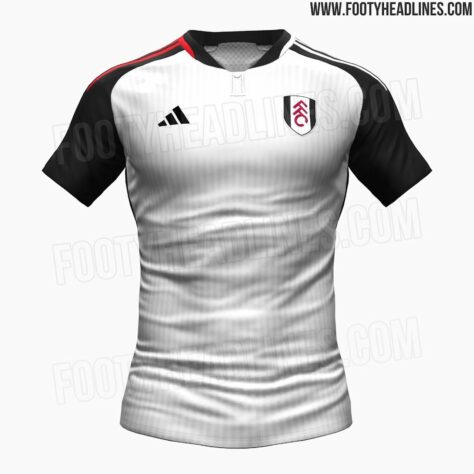 Fulham: camisa 1 - vazada na internet