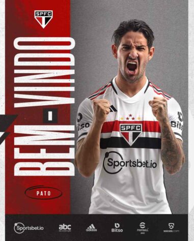 FECHADO - O São Paulo anunciou oficialmente o retorno de Alexandre Pato. Nas redes sociais, o clube compartilhou um vídeo do atacante, que chega para sua terceira passagem pelo Soberano.