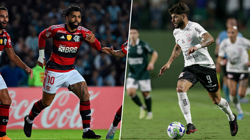 Gabigol (Flamengo) x Yuri Alberto (Corinthians)