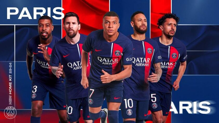 PSG: camisa 1 - lançada oficialmente