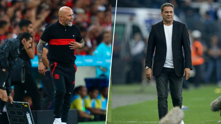 Técnicos: Jorge Sampaoli (Flamengo) x Vanderlei Luxemburgo (Corinthians)