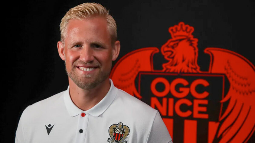 18ª posição - Dinamarca: total de jogadores expatriados: 225 jogadores. / Foto: Kasper Schmeichel, goleiro do Nice (França).