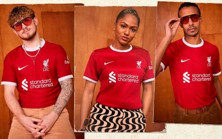 Liverpool: camisa 1 - lançada oficialmente