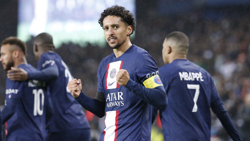 5º - Marquinhos - zagueiro do PSG - 29 anos - valor de mercado: 70 milhões de euros (aproximadamente R$ 373,1 milhões)