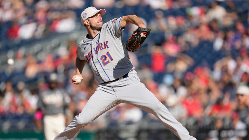 26ª posição: Max Scherzer (Estados Unidos): New York Mets (beisebol) - recebe 56,7 milhões de dólares (aproximadamente R$ 283,5 milhões)