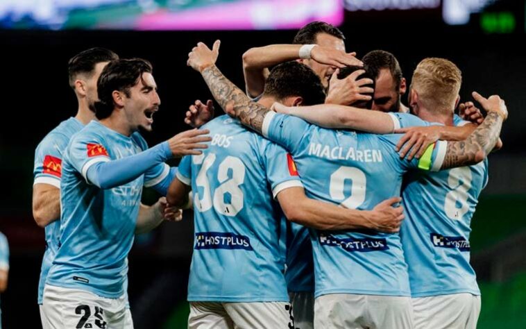 Melbourne City - primeira divisão da Austrália. O Grupo City tornou-se proprietário do clube em 2014.