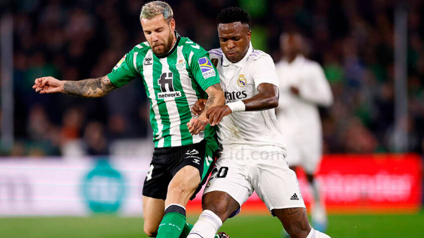 8ª – Betis x Real Madrid (Benito Villamarín), em 5 de março de 2023 / Andamento: La Liga denunciou cantos racistas ao Juizado de Instrução de Sevilla. O caso segue sem uma resolução.