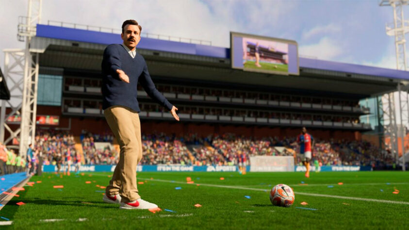 No mundo dos games, o seriado também marca presença. Ted Lasso é um dos personagens jogáveis do FIFA 23, podendo ser adicionado como treinador no "Modo Carreira", ou até gerenciar o AFC Richmond ao colocá-lo na Premier League ou qualquer outra liga do game.