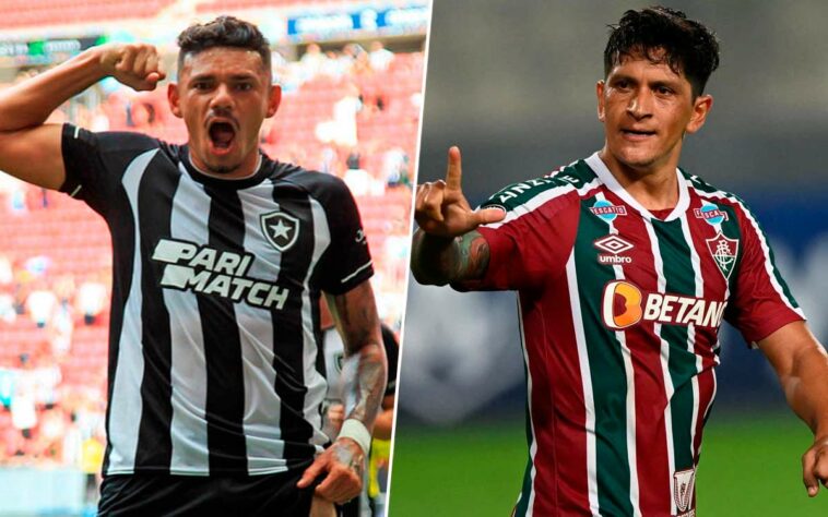 Tiquinho Soares (Botafogo) x Germán Cano (Fluminense)