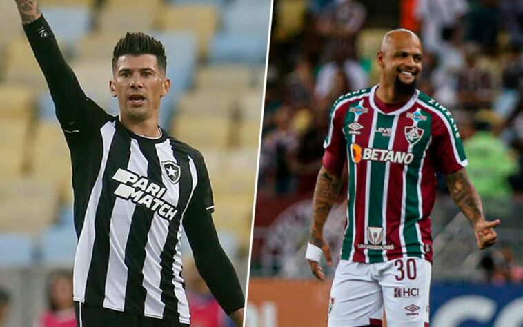 Victor Cuesta (Botafogo) x Felipe Melo (Fluminense)