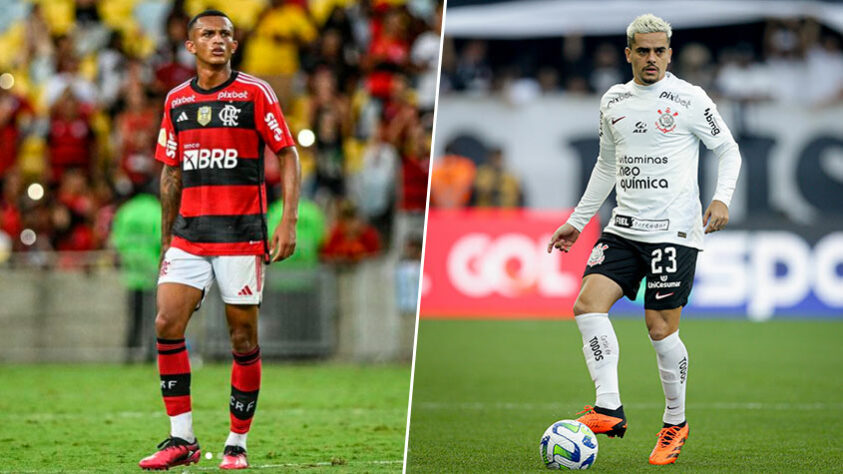 Wesley (Flamengo) x Fagner (Corinthians)