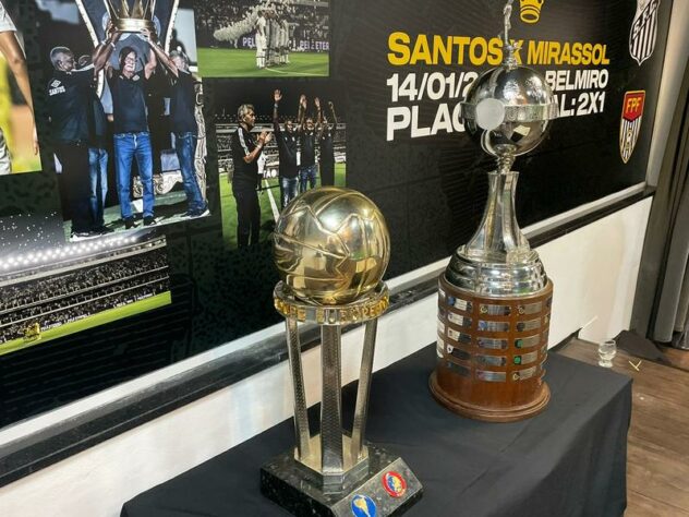 Réplicas das taças da Libertadores e do Mundial estão presentes na Sala do Trono.