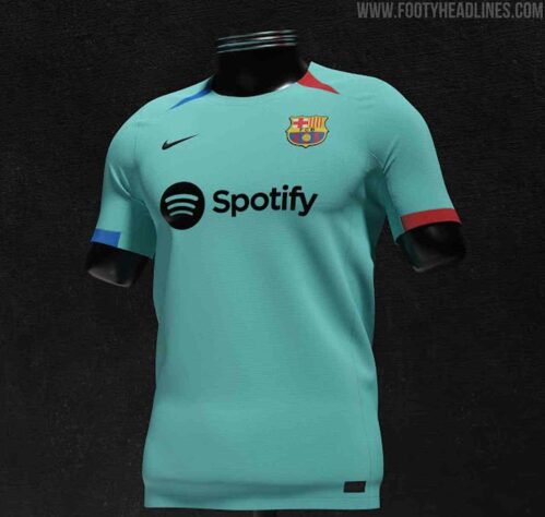 Barcelona: camisa 3 - vazada na internet