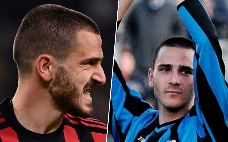 Leonardo Bonucci (zagueiro / italiano / 36 anos): Inter de Milão – 2005 a 2007 / Milan – 2017 a 2018.