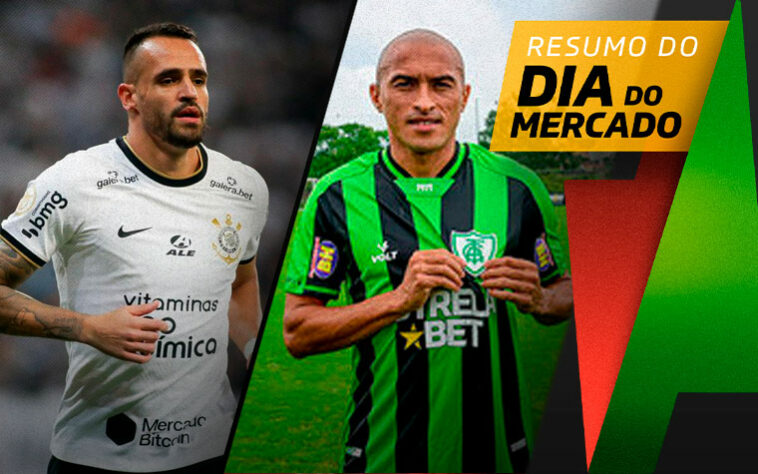 Renato Augusto com futuro indefinido no Corinthians, Nino Paraíba tem contrato rescindido... tudo isso e muito mais a seguir no resumo do Dia do Mercado desta segunda-feira (15):