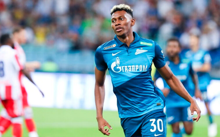 Mateo Cassierra (colombiano - atacante - 26 anos): Pertence ao Zenit (RUS), com contrato até 30/06/2025 - Valor de mercado: 4 milhões de euros (R$ 21,5 milhões)