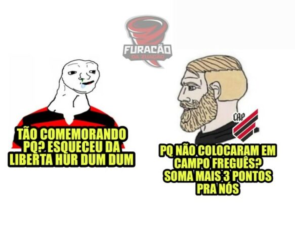 Os melhores memes da vitória do Athletico Paranaense por 2 a 1 sobre o Flamengo pela 4ª rodada do Brasileirão