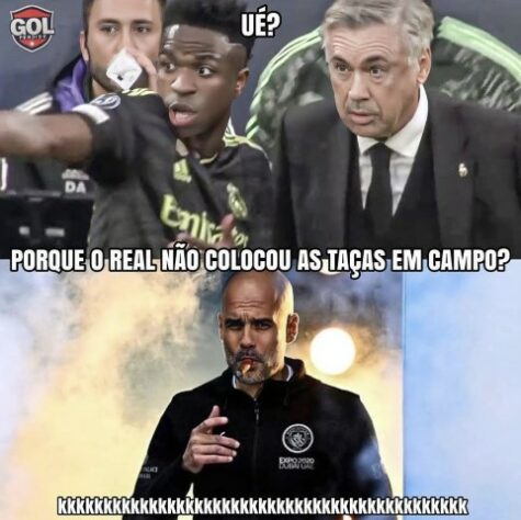 Torcedores fazem memes com goleada do Manchester City sobre o Real Madrid pela Champions League