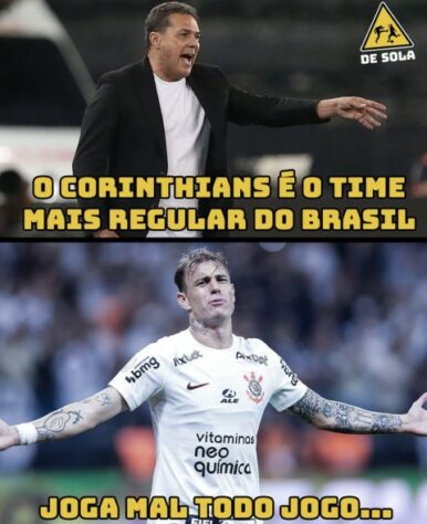 Na zona de rebaixamento, Corinthians sofre com os memes após derrota para o Flamengo