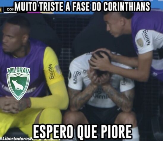 Vai um suco aí, Corinthians? Derrota para o Independiente del Valle pela Libertadores rendeu memes nas redes sociais.