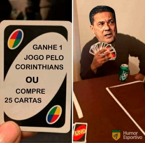 Após entrar na zona de rebaixamento ao fim da 6ª rodada do Brasileirão, Corinthians sofreu com memes nas redes sociais.