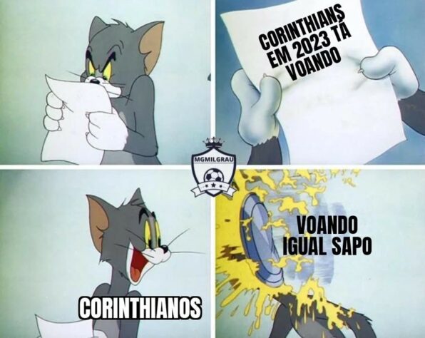 Na zona de rebaixamento, Corinthians sofre com os memes após derrota para o Flamengo